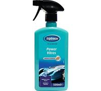 Triplewax Power Vitres 500 ml - Nettoyant pour vitres de voiture sans traces avec formule anti-buée et déperlant pour vitres intérieures et extérieures