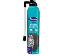Triplewax Répare crevaison 400 ml - Spray d’étanchéité et de gonflage pour la réparation d’urgence des pneus plats, le gonflage rapide et l’étanchéité sans outils pour les voitures et les motos