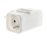 Triplite 2x 16A + 1x6A latérale Blanc - Zenitech