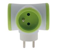 Triplite 3x16A rotative - Vert - Watt and Co