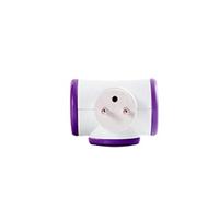 Bloc prise Triplite 3x16A rotatif - WATT&CO - Violet
