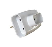 Triplite latérale 6A blanc - ZENITECH - Sécurité enfant - Norme NF