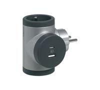 Triplite - LEGRAND - Compact - 2 Prises - Aluminium
