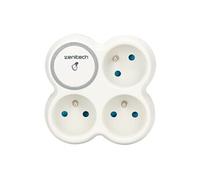 Zenitech Triplite parafoudre Bolea 2P+T 16A Blanc