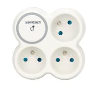 Triplite parafoudre 2P+T Blanc - Bolea - Zenitech