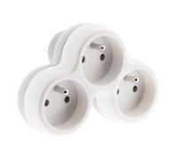 Triplite pour façade 3x16A - Gris et Blanc - Boléa - Zenitech