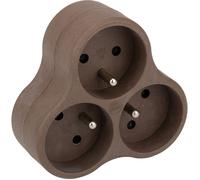 Zenitech - Triplite recyclée éco-conçue Natura - 3x16A - Taupe G