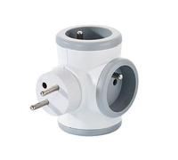 Triplite rotative Watt&Co 3 x 16 A Gris