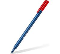 Triplus Ball 437, Stylos - Bille De Couleur, Forme Triangulaire Ergonomique, Largeur De Trait M, Étui Carton Avec 1 Stylos - Bille Rouges Assortis, 437 M - 2 Ve
