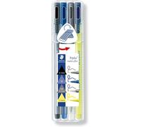 Triplus Mobile Office, Trousse Portative Tout - En - Un Incluant Fineliner, Stylo - Bille, Porte - Mine Et Surligneur, Pour Écriture Et Marquage, Étui Chevalet À Emporter Partout, 34 Sb4