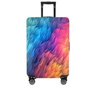 Tripnuo Housses de Valise Élastiques Compatibles avec Les Valises de 18 à 32 Pouces, Housses de Protection Lavables pour Valises Suitcase Luggage Cover (Flame, XL)