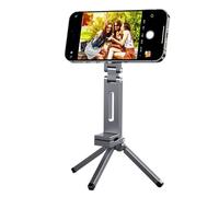 Tripod magnétique, Mini-Stand en Aluminium pour téléphone, Porte-Clips Rotatif Portable Pliant, 9.84x2,36 Pouces, Support léger réglable pour Smartphone Home Office Pym Photographie de Voyage