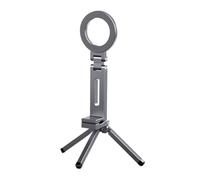 Tripod magnétique - Mini-Support de en Aluminium pour Le téléphone et Le Smartphone, Conception Portable avec Une Fonction de Support Rotatif à 360 °, Support de trépied pour l'entraînement de