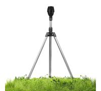 Tripod Sprinkler - 360 Degree Rotating Sprinkler Head | Adjustable Sprayer Telescopic | Heavy Duty Lawn Garden Irrigation Equipment, Tripod Base Watering System For Farm Patio Golf Course Pathway Land