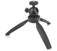 Tripod Stand Mini-Mini trépied portable pour projecteurs,capacité de charge 2 kg,compatible avec les supports à filetage 1/4 pouce-réglage de l'angle et de la hauteur 8,5-14cm