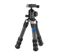 Tripod Stand, Mini trépied de Bureau Compact et léger en Fibre de Carbone avec rotule for appareils Photo Reflex numériques, Smartphones et vidéos.