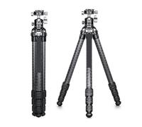 Tripod, Trépied en Fiber de Carbone avec tête sphérique, Compatible avec Leofoto LS-284C + LH-30R, caméra Centrale Portable sans Colonne, Photographie,for Parts(LS-284C LH-30R)