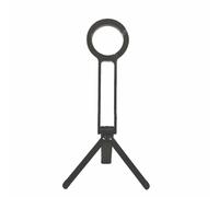 Tripode de téléphone en alliage Mounté à mosqueton pour iPhone Portable Tripode magnétique à deux côtés Support de poignée de téléphone