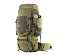 Tripole Walker Pro Sac à Dos 60L Voyage & Randonnée pour Femmes et Hommes - Sac à Dos Étanche avec Cadre Interne, Housse de Pluie et Compartiment Ordinateur Portable, Vert