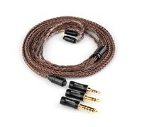 Tripowin - câble hi-fi IEM 32awg sans oxygène OFC ambre, avec prise Interchangeable 2.5mm 3.5mm 4.4mm, manchon en PVC pour Audiophile QDC