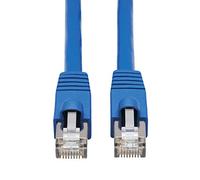 Tripp Lite 6FT Câble Patch réseau RJ45 mâle RJ45 Cat6a 10G certifié Snagless F/UTP Bleu