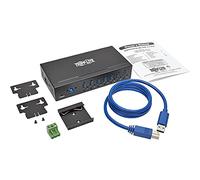 Eaton Tripp Lite series 7-Port USB 3.0 Hub SuperSpeed with Dedicated 2A USB Charging iPad Tablet Metal - Concentrateur (hub) - 7 x SuperSpeed USB 3.0 - Montage sur rail DIN, fixation murale