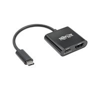 Tripp Lite Adaptateur convertisseur USB-C vers HDMI avec Chargement PD USB Type C 4K (U444-06N-H4B-C)