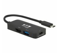 Tripp Lite Adaptateur multiport USB-C, HDMI 4K, USB-A 3.1 Gen 1, USB-C PD 3.0 avec Charge PD 100 W, HDR, Adaptateur USB-C (U444-06N-H4UBC2)