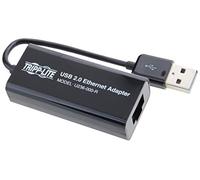 Tripp Lite Adaptateur réseau USB 2.0 Haute Vitesse vers Ethernet Nic 10/100 Mbps (U236-000-R), Noir