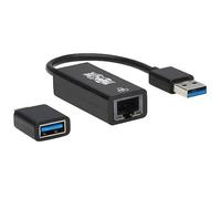 Tripp Lite Adaptateur réseau U336-000-GB-CA – USB-C/USB-A vers RJ45 Gigabit, USB 3.2 Gen 1, Noir