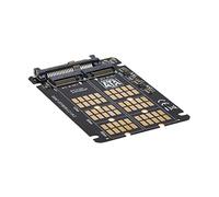 Tripp Lite Adaptateur U.2 vers M.2 pour M.2 PCIe 3.0 NVMe SSD, SFF-8639, rétrocompatible avec PCIe 2.0 et 1.0, Prend en Charge Les SSD B+M Key SATA et M-Key dans Les Tailles 2242 2260 et 2280