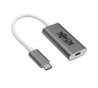 Tripp Lite Adaptateur USB C vers Mini DisplayPort (M/F), Thunderbolt 3 vers Mini DisplayPort, USB 3.1 Gen 1, 4K @ 60 Hz, 4:4, Blanc (U444-06N-MDP-AL)