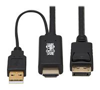 Tripp Lite Câble Adaptateur HDMI vers DisplayPort Active 4K USB Power M/M 1 m (P567-01M)
