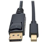 Tripp Lite Câble Adaptateur Mini DisplayPort vers DisplayPort (M/M) 4096 x 2160 4K @ 60 Hz (1,83 m) (Noir)
