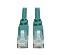 Tripp Lite Câble de raccordement Ethernet Gigabit Cat6 moulé sans accroc 24 AWG 550 MHz Premium UTP Vert RJ45 M/M 35' (N201-035-GN)