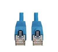 Tripp Lite Câble Ethernet blindé PoE Cat8 40G, 1 mètre, gaine LSZH ignifuge, alimentation par Ethernet, RJ45 sans accroc, SSTP, mâle à mâle, bleu (N272L-F01M-BL)