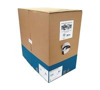 Tripp Lite Câble Ethernet Cat6a de 305 m en vrac, noir, câble réseau en cuivre 10 Gbit/s, 23 AWG, quatre paires de fils nus, cordon LAN UTP CMR 10 G, 305 mètres, (N223-01K-BK)