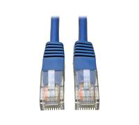 Tripp Lite Cat5 Cat5e câble de raccordement moulé 350 MHz UTP Bleu RJ45 M/M 22,9 m 75 '(N002-075-bl)