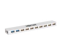 Tripp Lite U360-010C-2X3 hub & concentrateur USB 3.2 Gen 1 (3.1 Gen 1) Micro-B 5000 Mbit/s Blanc