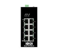 Tripp Lite Commutateur Ethernet Industriel 8 Ports avec qualité de Service Ethernet/IP (EIP QoS), 100 Mbps, Non géré, Montage sur Rail DIN, Plage de température de -40 ° à 75 °C, Garantie 3 Ans