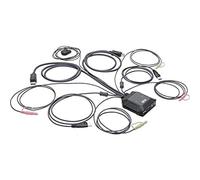 TRIPP LITE Commutateur KVM 2 Ports DisplayPort 1.1/USB avec Audio et vidéo, câbles intégrés, Partage de périphériques USB