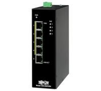 Tripp Lite Commutateur réseau Ethernet PoE+ 5 ports industriels 10/100/1000 Mbps 14° à 140°F Plage de température non géré 30 W 2 SFP TAA Conforme DIN Mount (NGI-U05C2POE4)