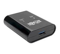 Tripp Lite Commutateur USB 2 Ports, commutateur périphérique USB 3.0, SuperSpeed 5 Gbps, Noir, Garantie de 3 Ans (U359-002)