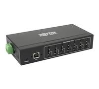 Tripp Lite Hub USB 2.0 à 7 Ports, hub USB 2.0 de qualité Industrielle, immunité ESD 15 KV, hub USB 2.0 Industriel avec 7 Ports, boîtier en métal, Montage Mural/DIN (U223-007-IND-1)
