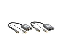 Tripp Lite Kit d'extension HDMI Longue Distance sur Cat6, 4K @ 60 Hz, 1 Port, Extensible jusqu'à 70 mètres, chaîne en Guirlande jusqu'à 280 m, Conforme à la Norme TAA, Garantie 1 an (B127U-111-PHPH)