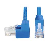 Tripp Lite Le ft. Angle Câble Ethernet Cat6 Gigabit moulé UTP Bleu 6,1 m (N204-020-BL-LA)