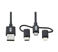 Eaton Câble de synchronisation et de charge Tripp Lite M101-006-LMC-BK USB-C 1,8 m Noir