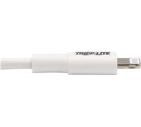 Tripp Lite M102-003-WH Câble de synchronisation/charge USB-C vers Lightning (mâle/femelle), MFi, blanc, 0,9 m