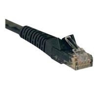 Tripp Lite N201-005-BK Câble Ethernet (RJ45 mâle/mâle) Cat6 Gigabit sans crochet, vulcanisé (UTP), PoE, noir, 1,52 m