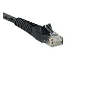 Eaton Tripp Lite Series Cat6 Gigabit Snagless Molded (UTP) Ethernet Cable (RJ45 M/M), PoE, Black, 7 ft. (2.13 m) - Cordon de raccordement - RJ-45 (M) pour RJ-45 (M) - 2.13 m - UTP - CAT 6 -...